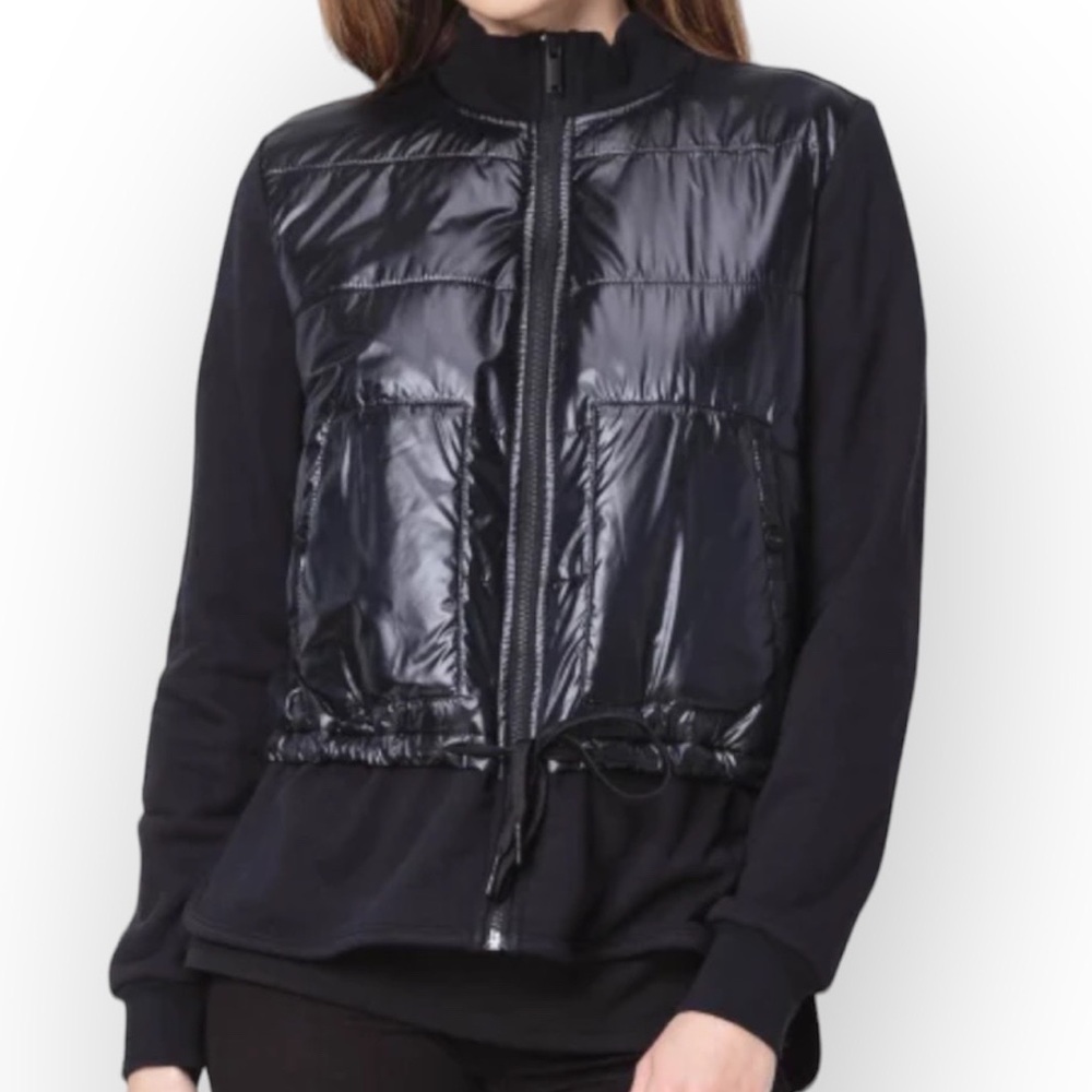 DKNY Lightweight Mixed Fabric Jacket size XS